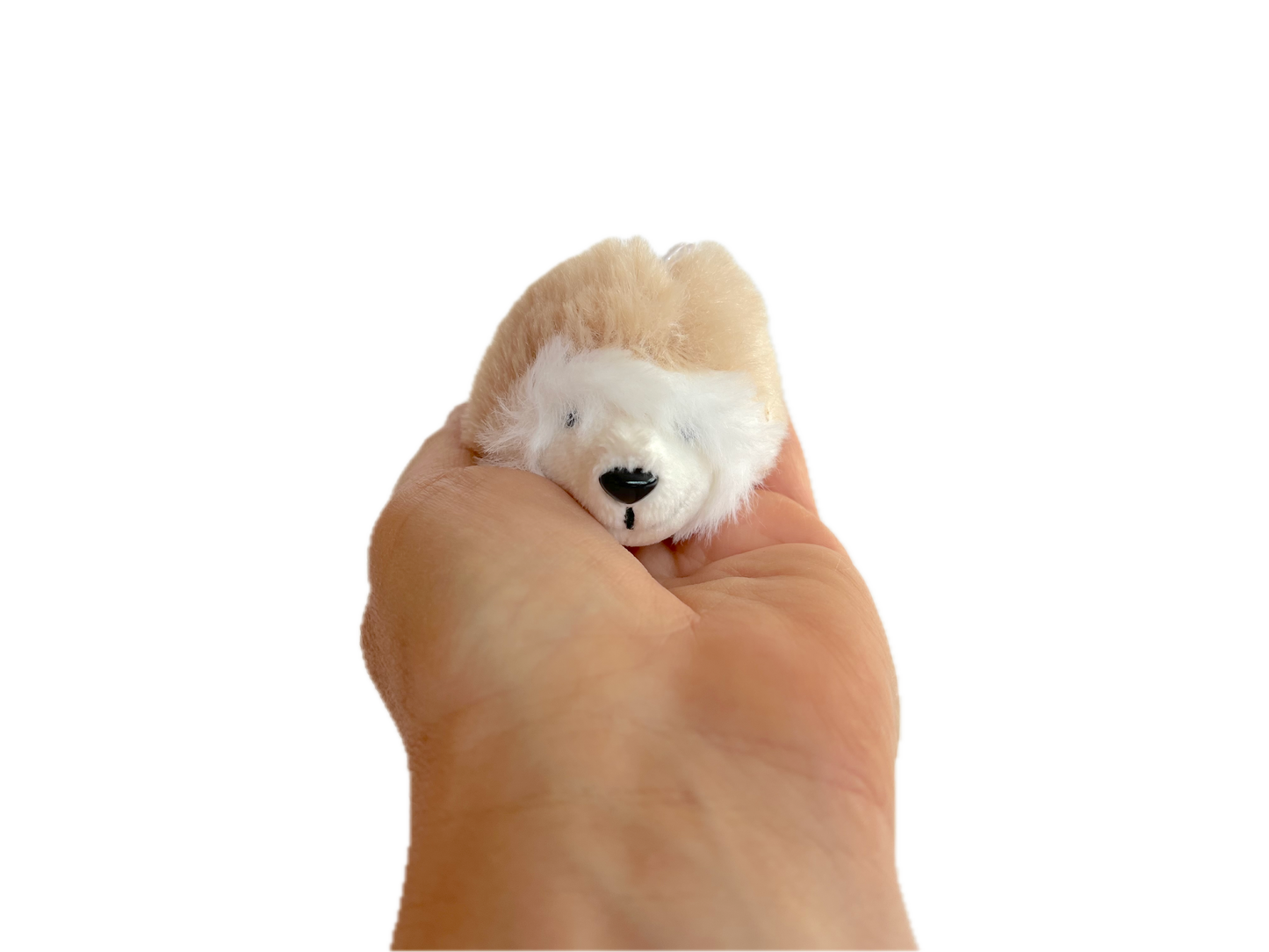 Miniature Plush Hedgehog Small Stuffed Animal Backpack Charm