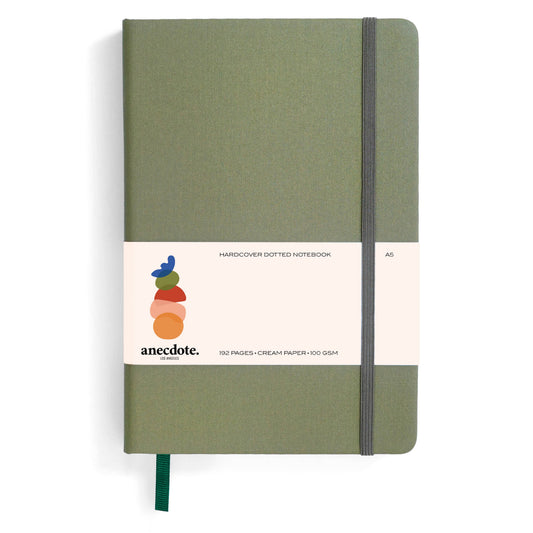 A5 Hardcover Journal | Lined or Dotted Notebook | 11 Colors 