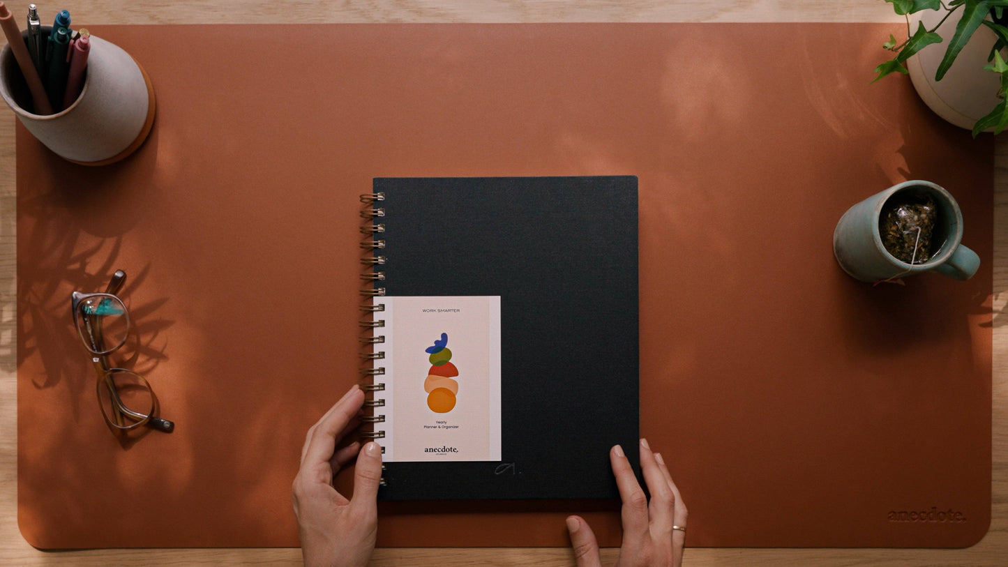 The Yearly Planner -Undated 52 week planner - Spiral Bound