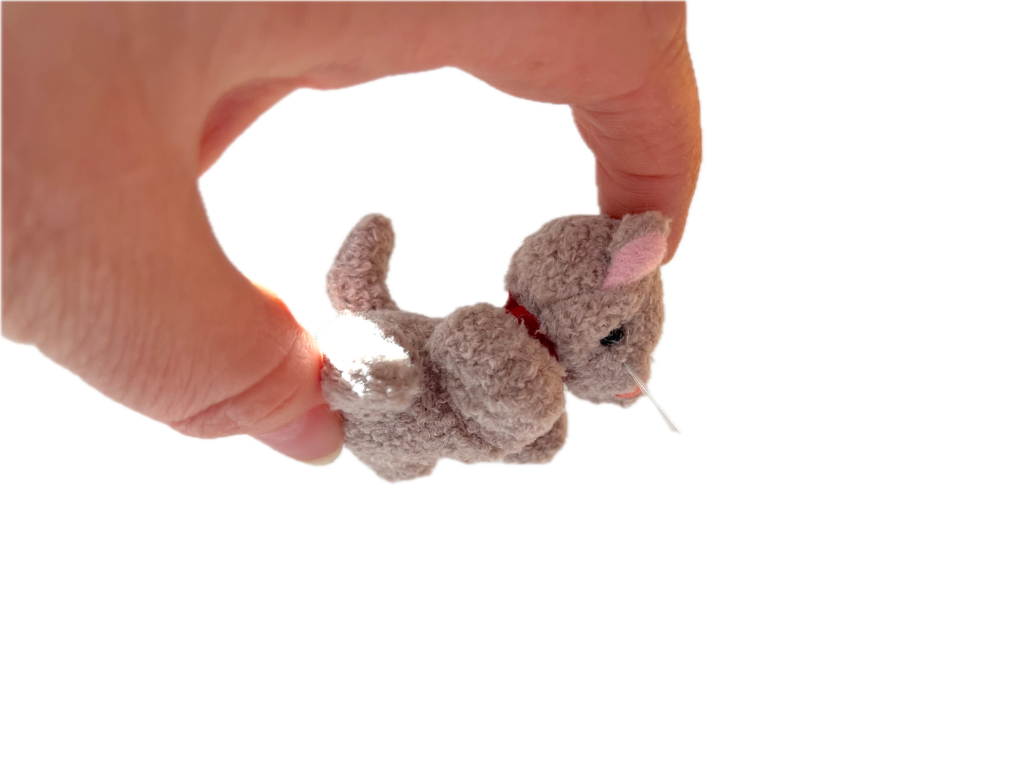 Small Plush Kitty Cat (Gray)