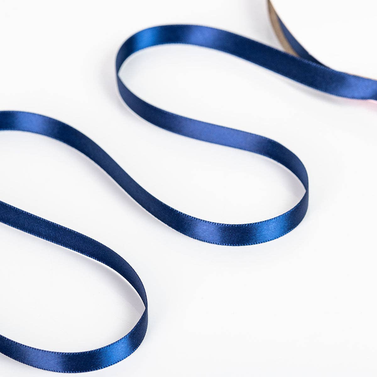 Navy 78 Double Faced Satin Ribbon 100-Yard Roll