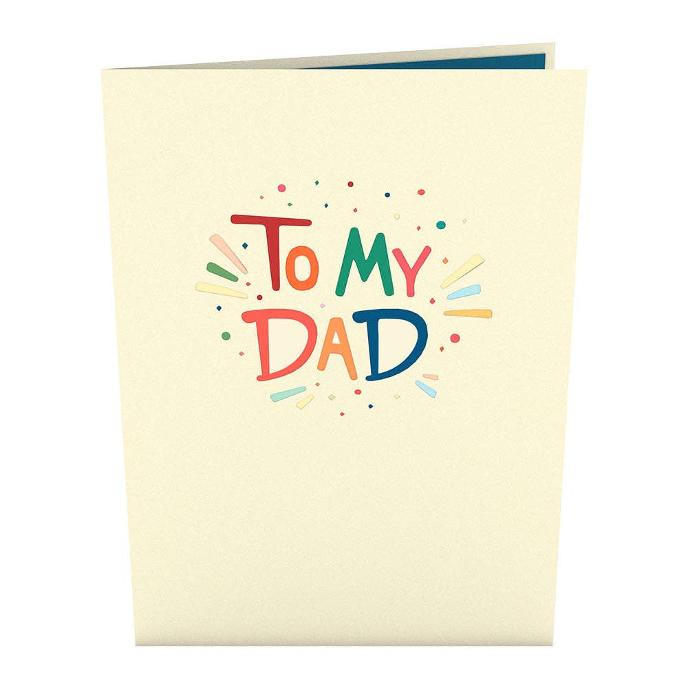 To My Dad: Happy Father's Day 5''x7'' Card, Pop-Up Cards
