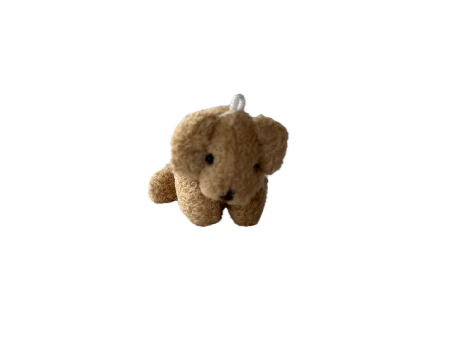 Mini Plush Puppy Dog Bag Charm Backpack Keychain 