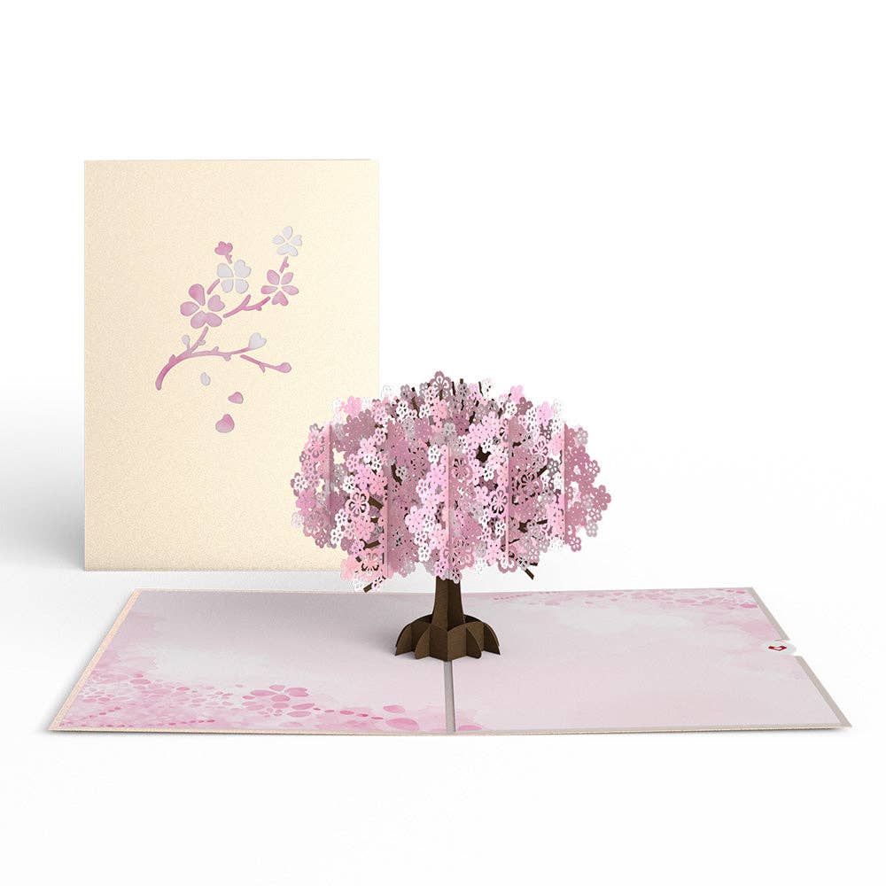 Cherry Blossom Card, 5x7" Pop-Up Cards