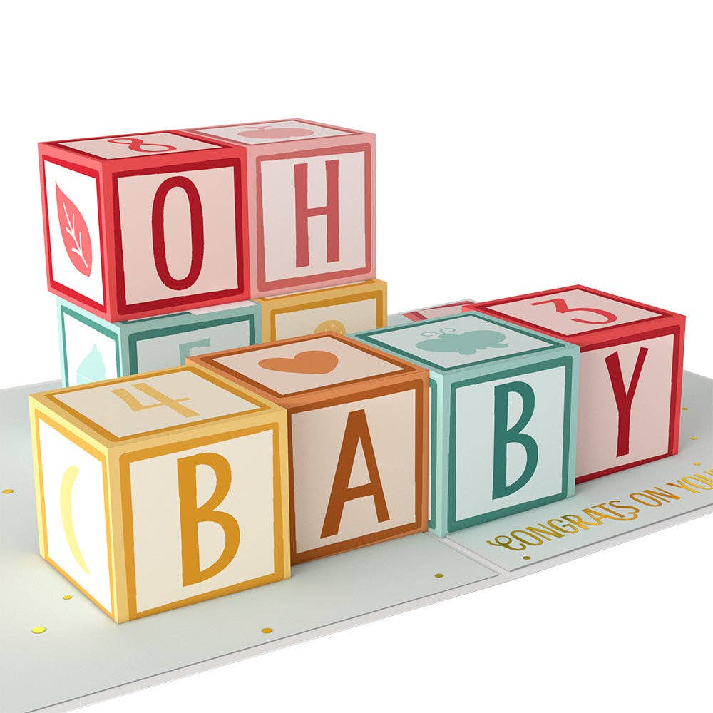 Oh Baby! Congrats 5''x7'' Card, Pop-Up Cards