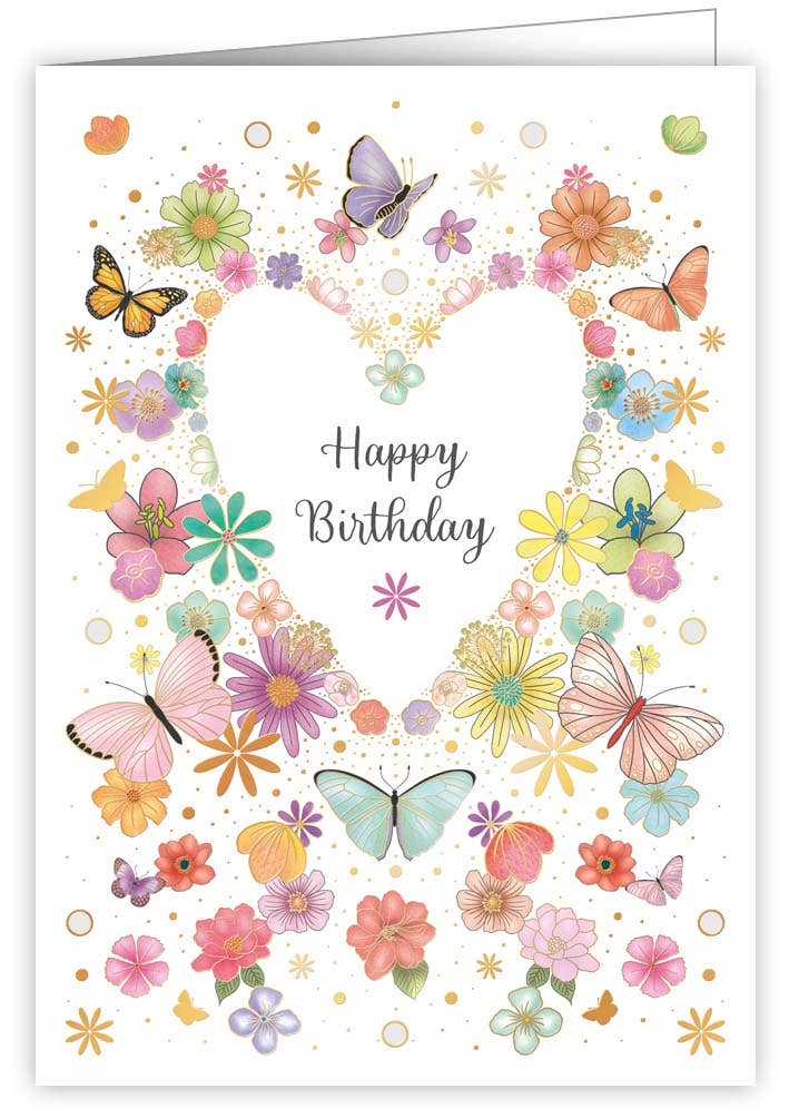 BIRTHDAY HEART GREETING CARD QUIRE