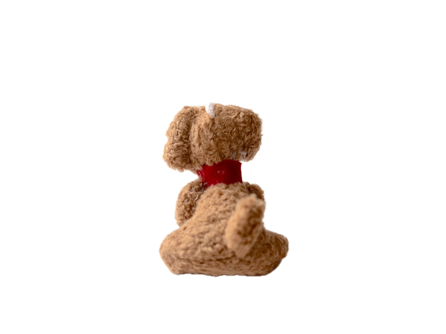 Miniature Plush Puppy Dog Dollhouse Backpack Charm
