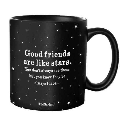 Mugs - G175- Good Friends Are Stars (Old Saying)