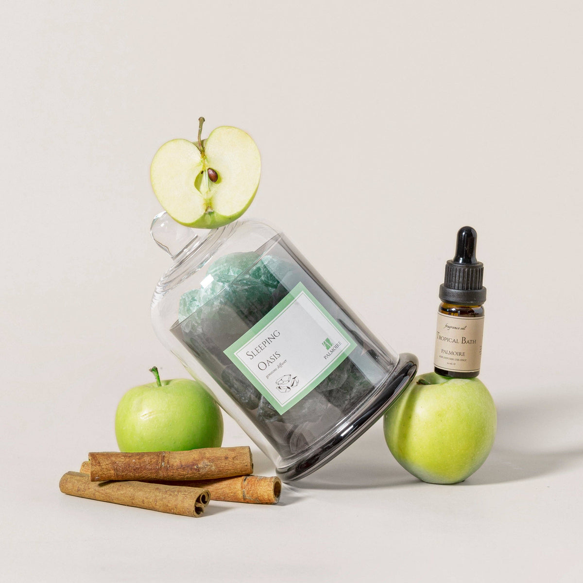 Sleeping Oasis Gemstone Diffuser [apple/amber]