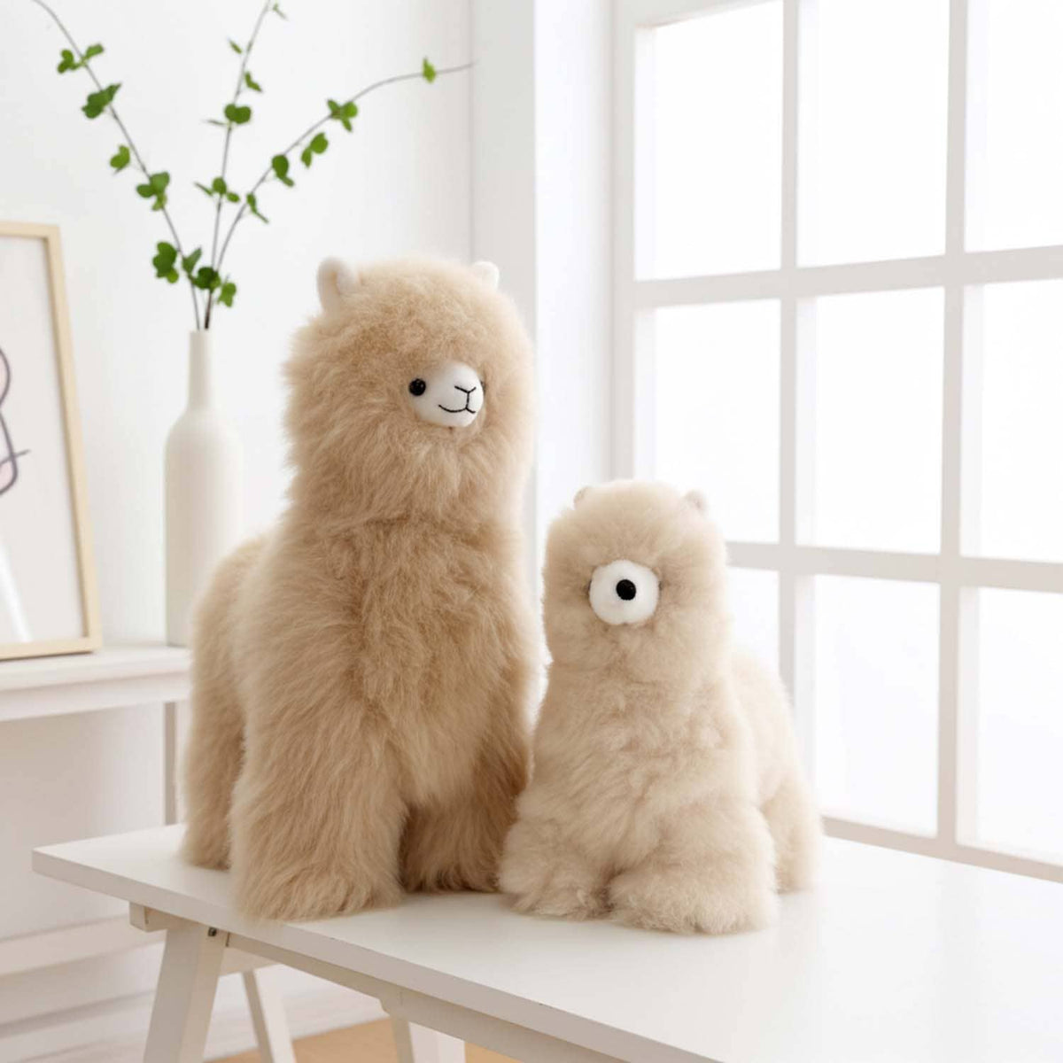 Alpaca Stuffed Animal - Small Alpaca 9"