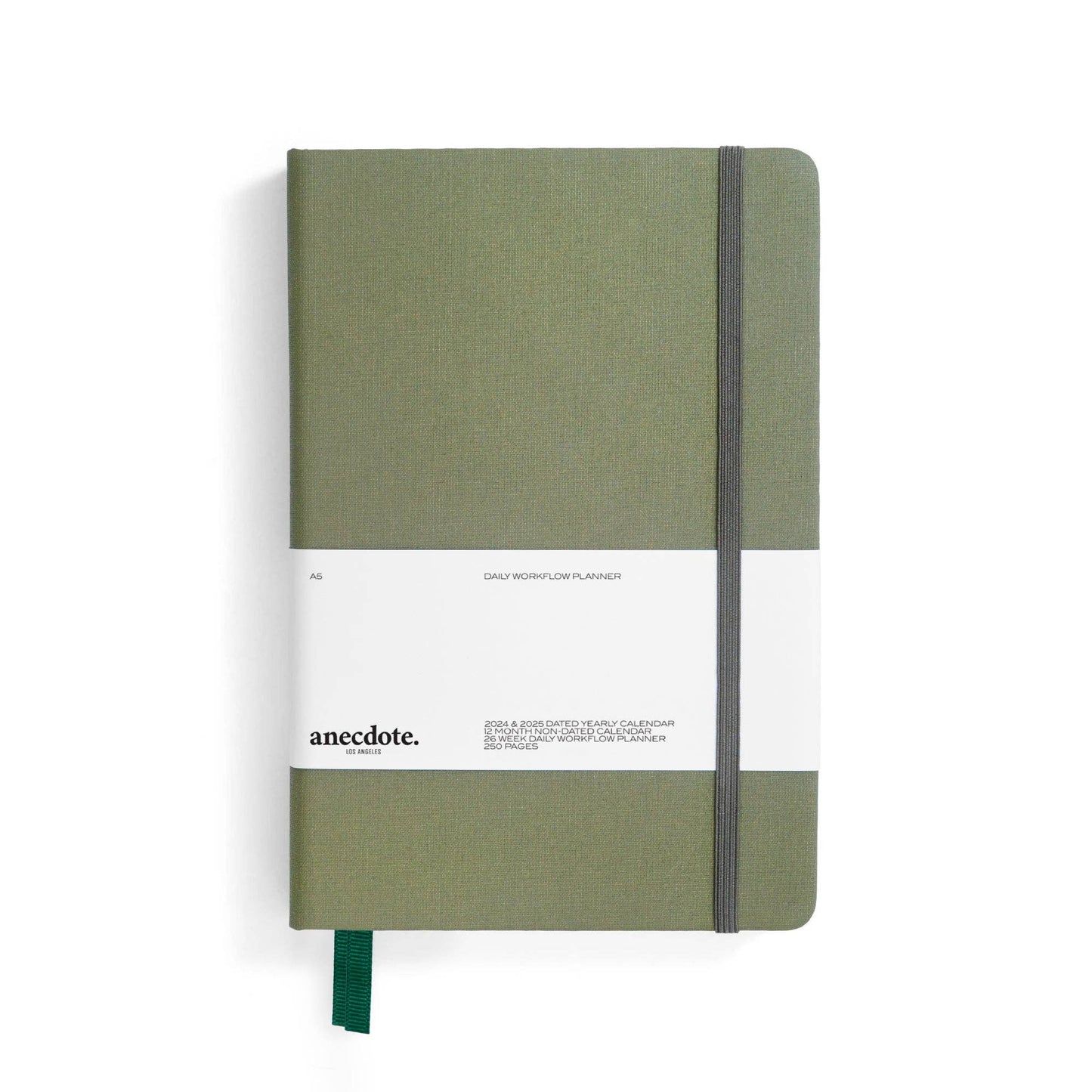 The Daily Planner - Hardcover with Library Buckram Cover