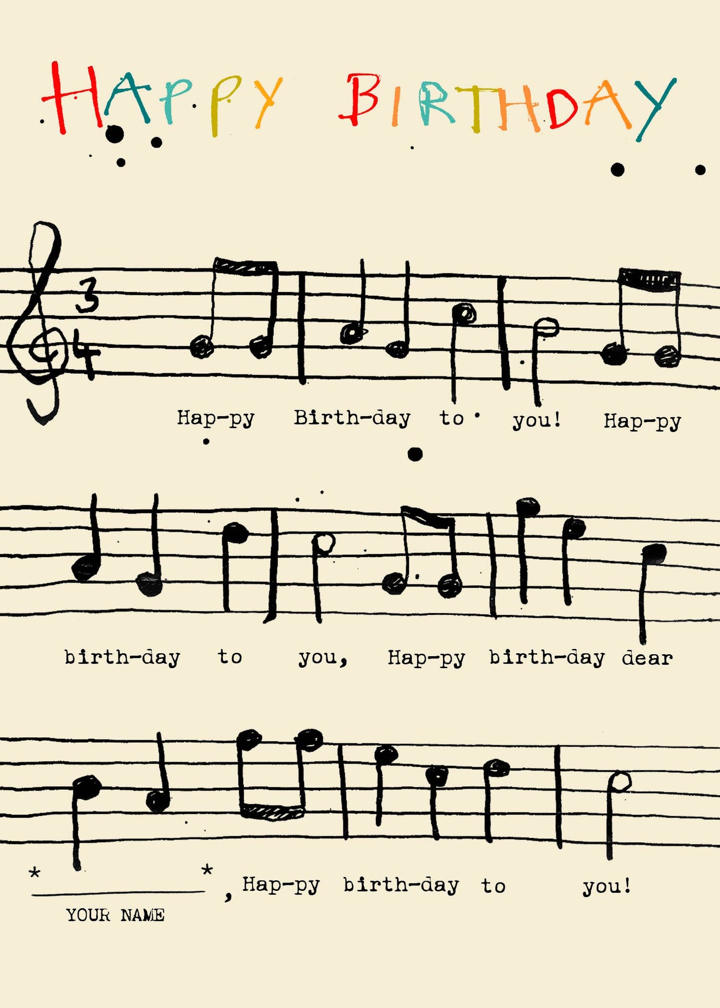 BIRTHDAY SONG GREETING CARD POET AND PAINTER