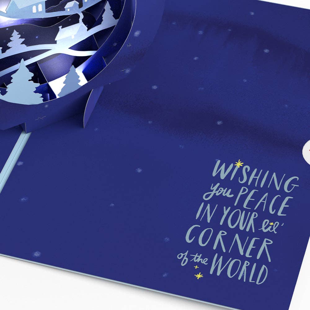 Season of Light Winter Village Light-Up Pop-Up Card 5x7"