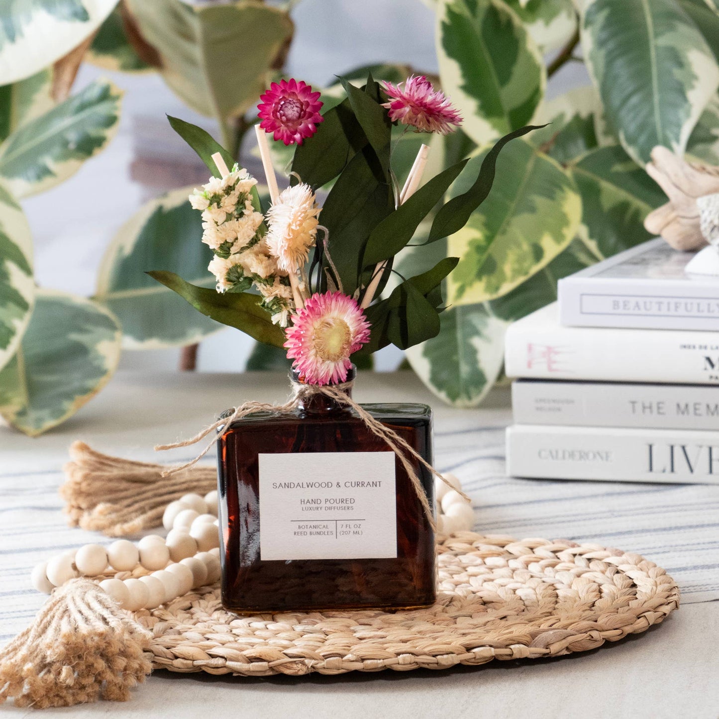 SAMPLE Sandalwood & Currant Bouquet Reed Bundle Diffuser