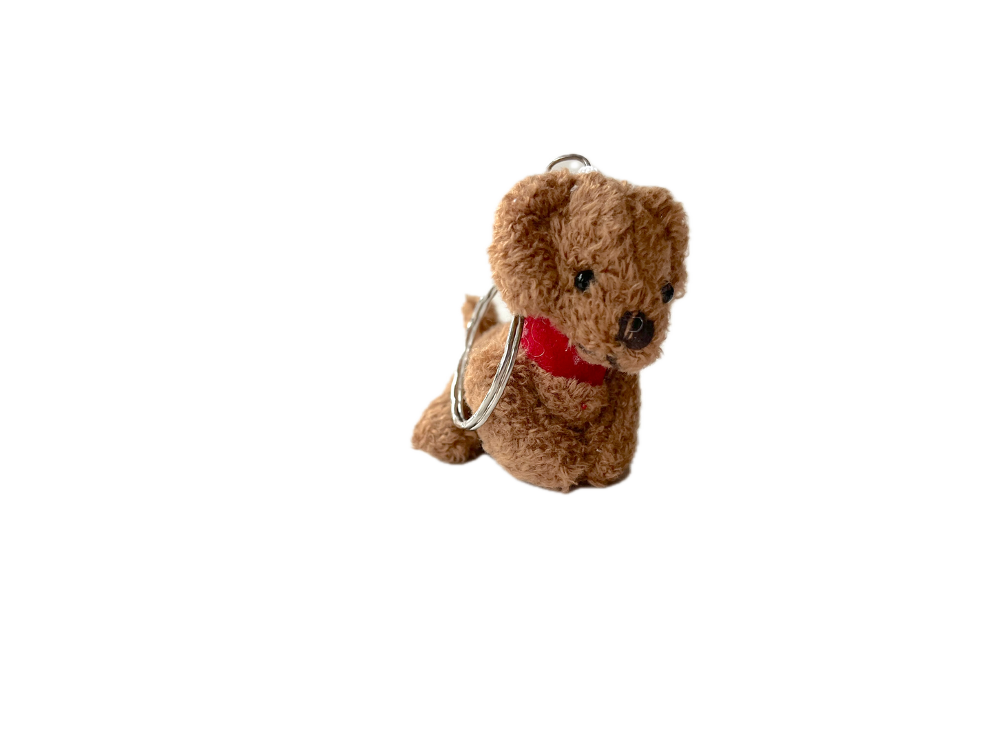 Miniature Plush Puppy Dog Dollhouse Backpack Charm