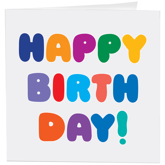 Cards - D354 card - Happy Birthday! - Birthday (Saying)