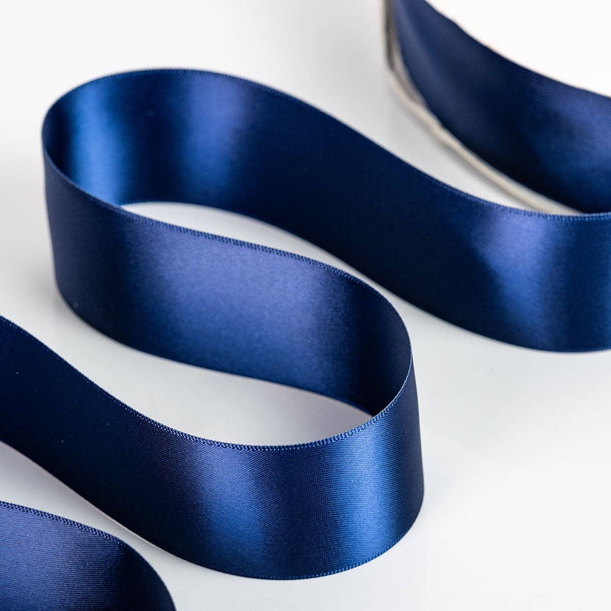 Navy 78 Double Faced Satin Ribbon 100-Yard Roll