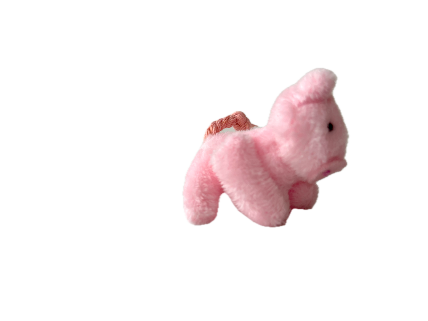 Miniature Plush Pig (Pink)
