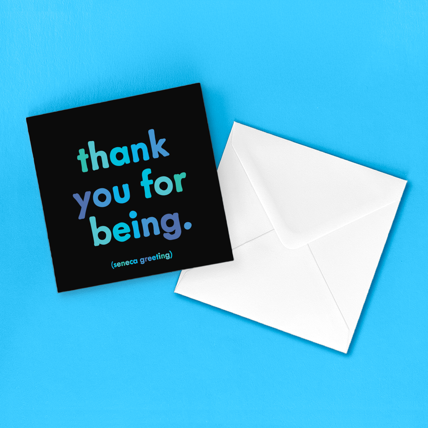 Cards - D120 - Thank You For Being - Thank You - (Greeting)
