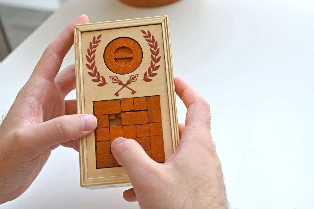 Roman Lock Box - Secret Gift Box Puzzle