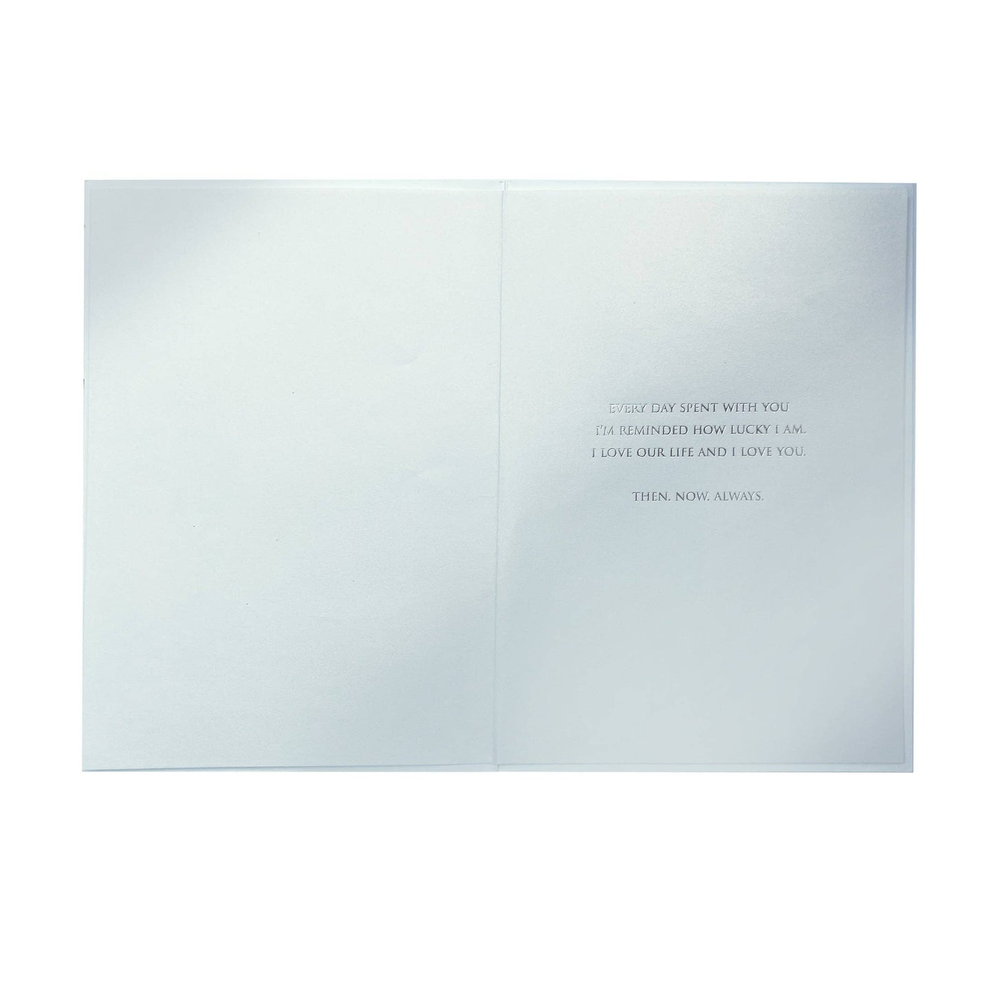 Crystal Heart & Butterflies Anniversary Card
