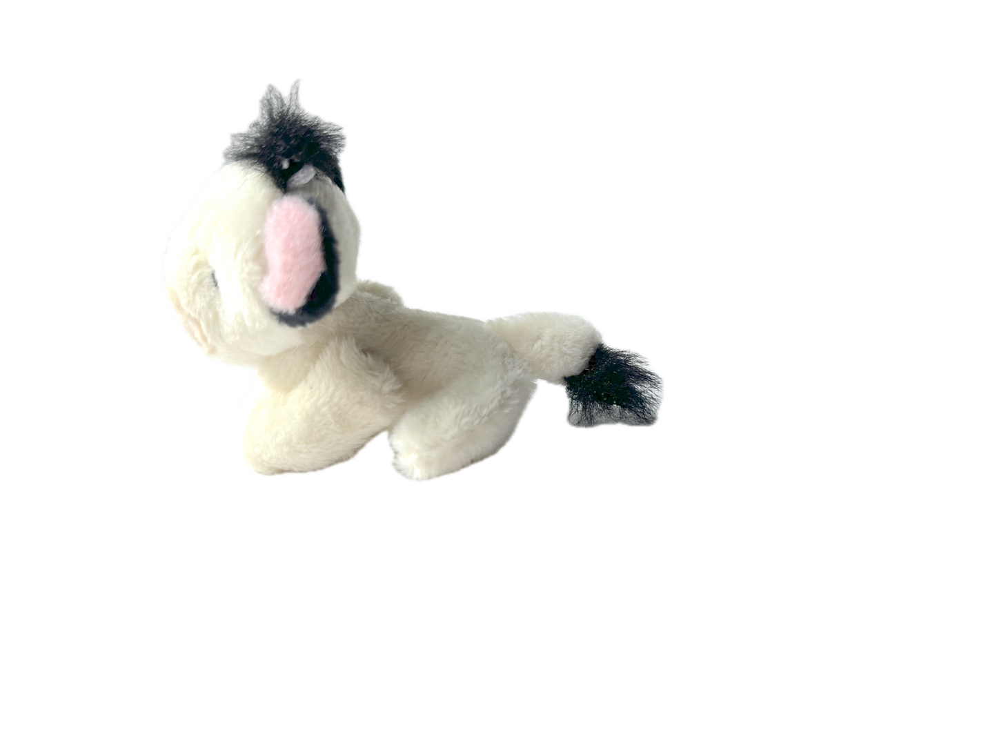 Miniature Plush Cow Keychain Pendant Backpack Charm Doll Toy