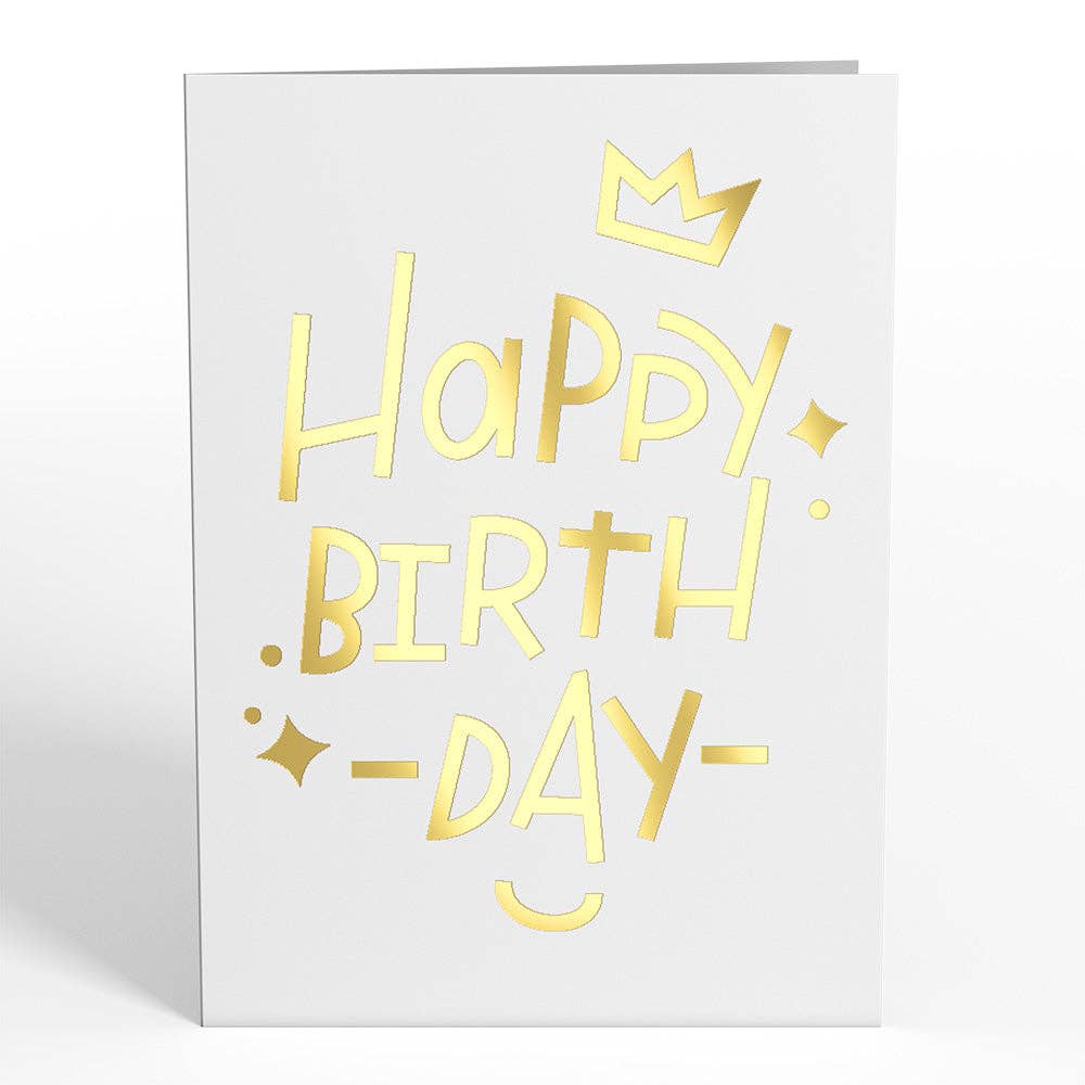 Birthday Cake Bear 12-Pack: Tinypop Card 2 x 2.8"
