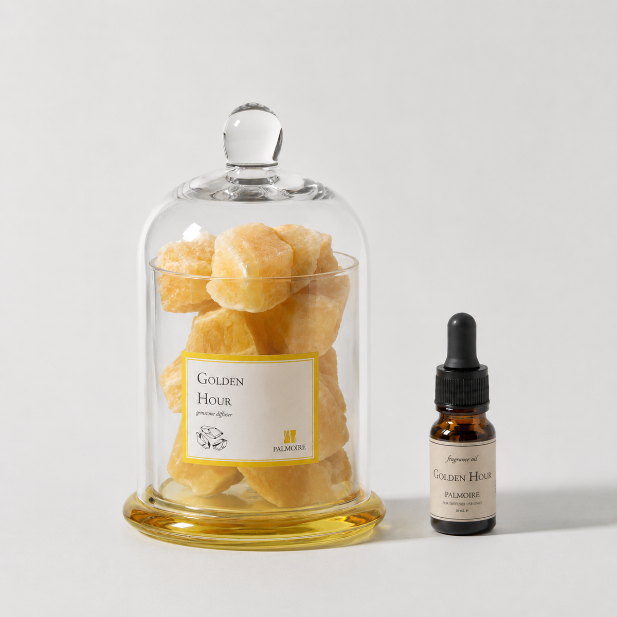 Golden Hour Gemstone Diffuser[rose/magnolia/lily]
