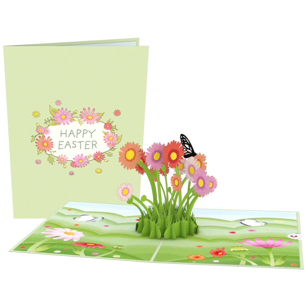 Easter Daisy Patch Card, 5x7" Pop-Up Cards (-62%)