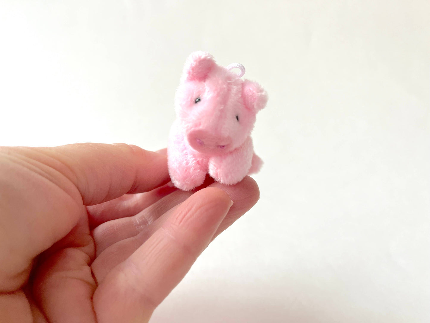Miniature Plush Pig (Pink)