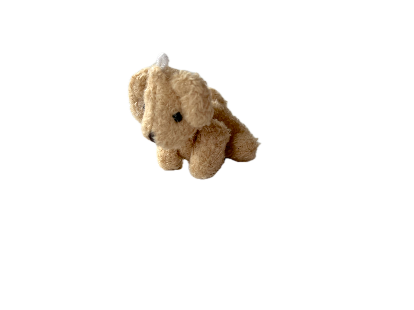 Mini Plush Puppy Dog Bag Charm Backpack Keychain 