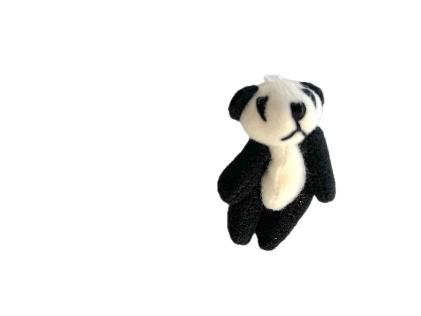 Miniature Panda Bear Plush Animal 