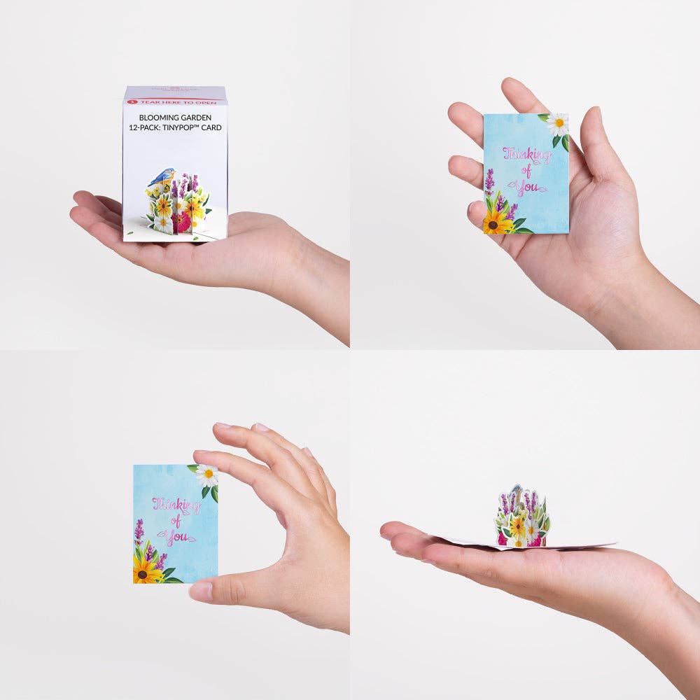 Blooming Garden 12-Pack Tinypop™ Card 2x2.8"