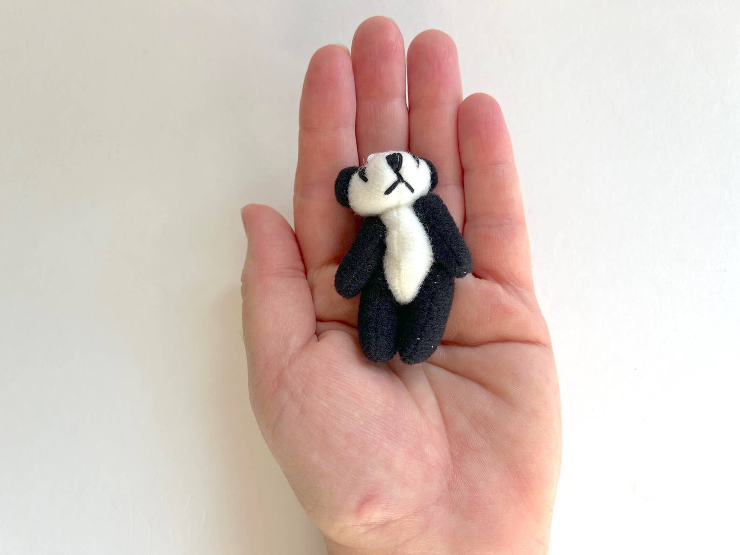 Miniature Panda Bear Plush Animal 