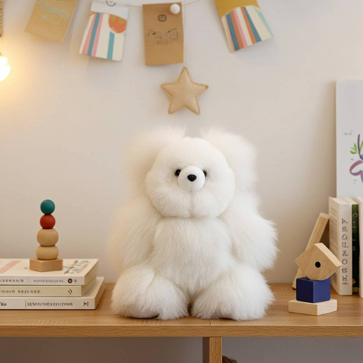 15" Alpaca Stuffed Animal - Bear