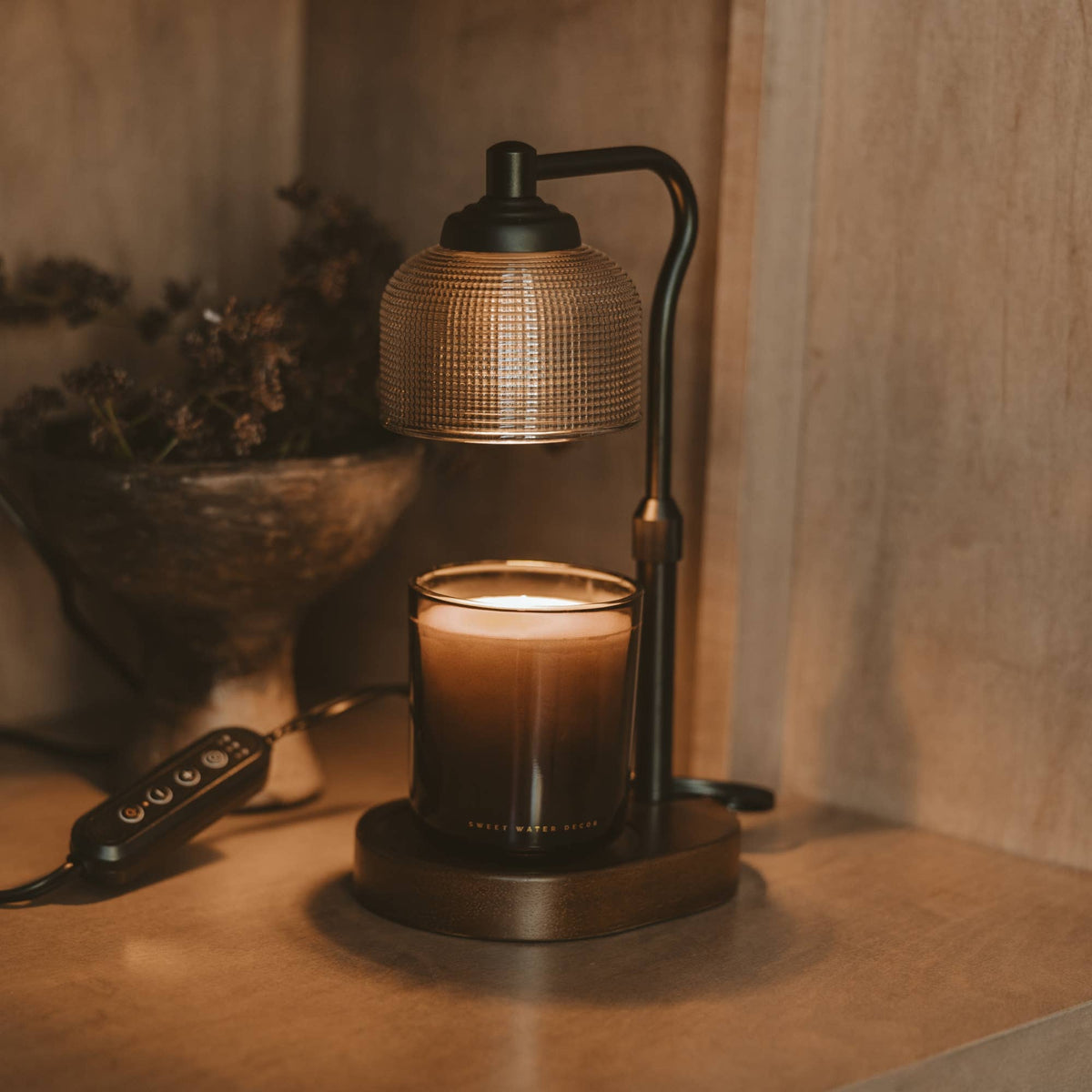 *NEW* Candle Lamp Warmer, Wood Base - Home Decor & Gifts
