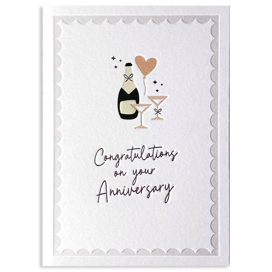 COPACETIC ANNIVERSARY ANNIVERSARY GREETING CARD 5.25 x 6.56"