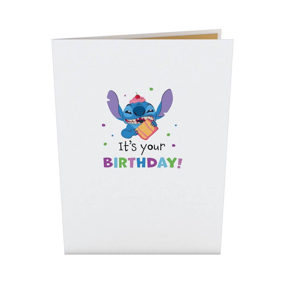 Disney's Stitch Rockin' Birthday Pop-Up Card 5x7"
