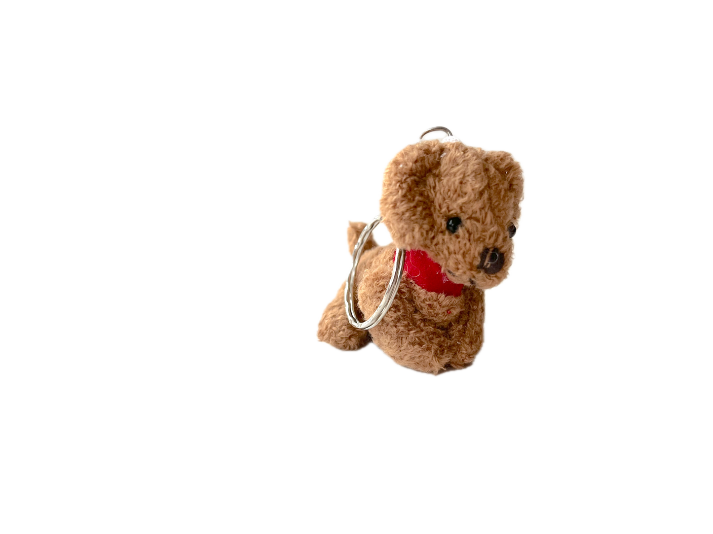 Miniature Plush Puppy Dog Dollhouse Backpack Charm
