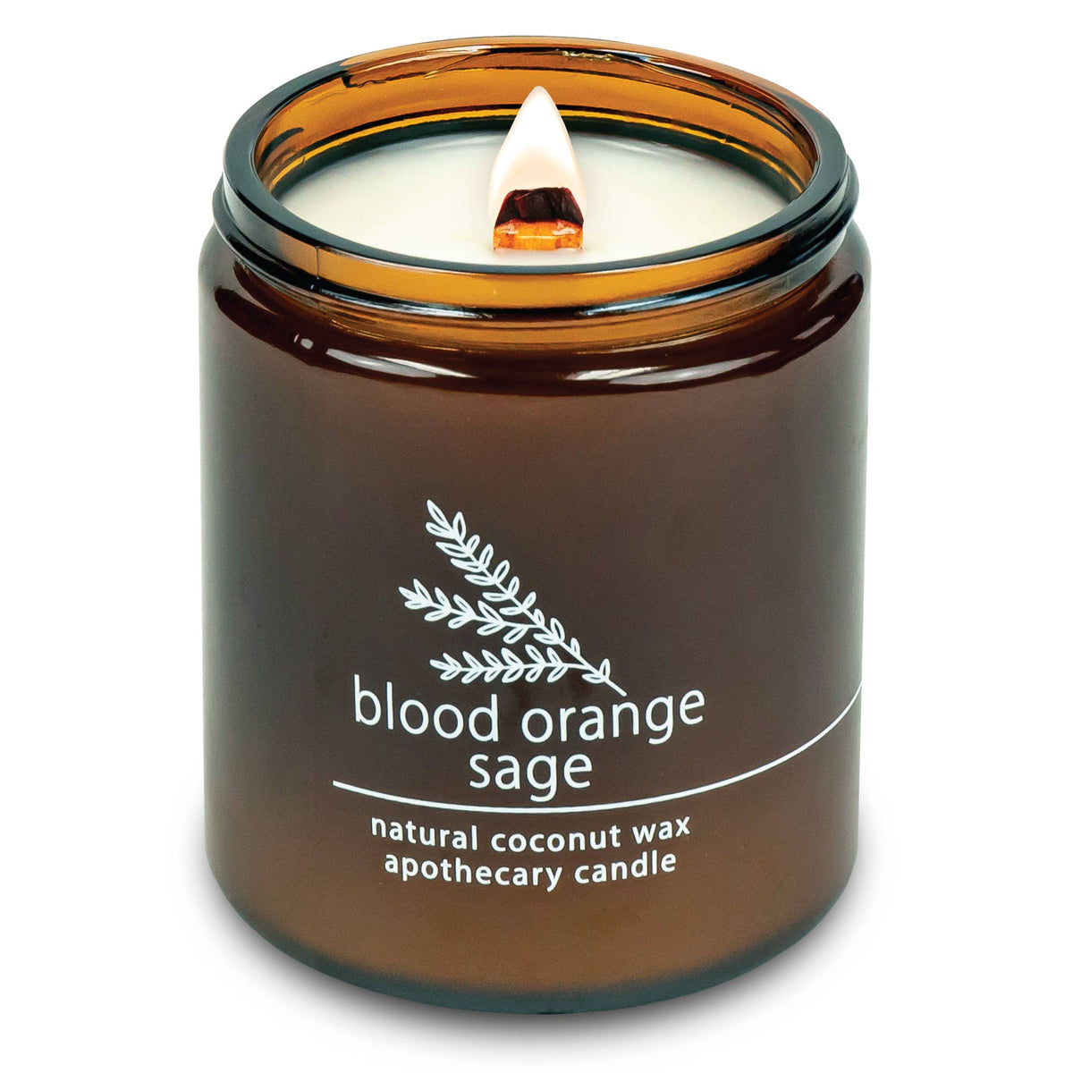 Blood Orange Sage Candle | 8 oz Apothecary