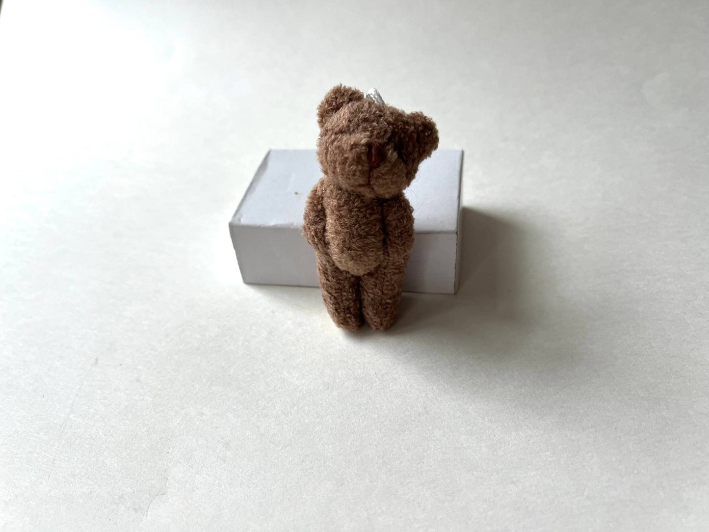 Small Brown Stuffed Teddy Bear Pocket Pal Travel Bear