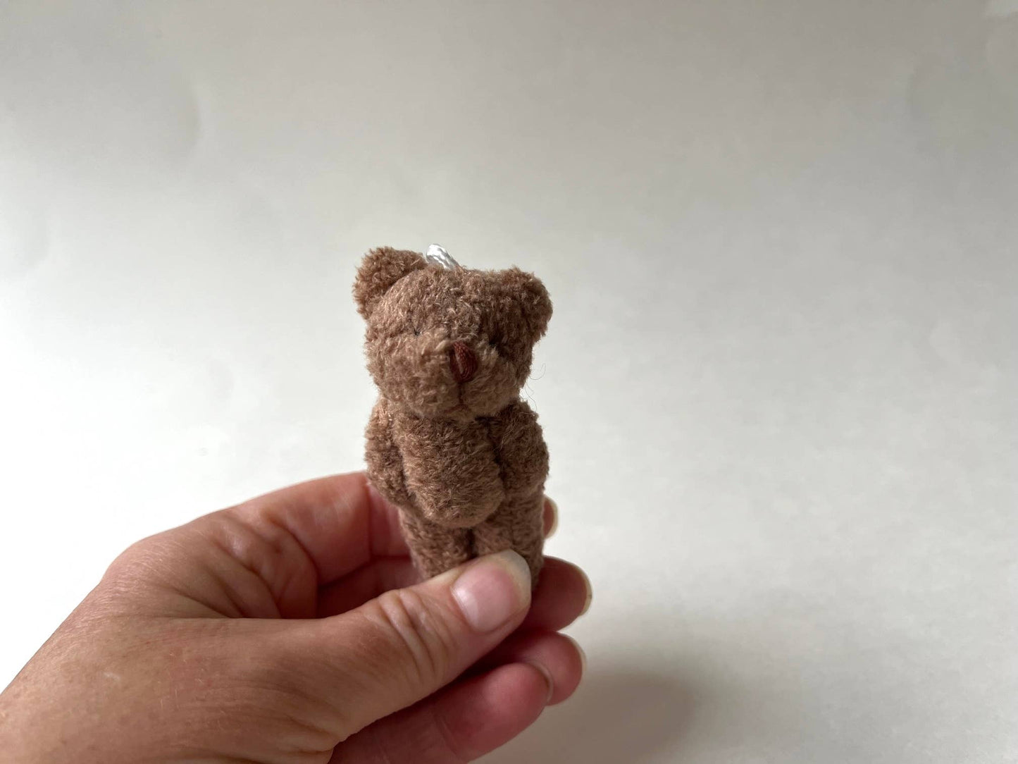Small Brown Stuffed Teddy Bear Pocket Pal Travel Bear