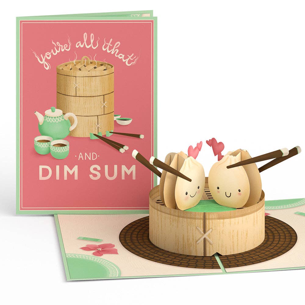 You're All That and Dim Sum 5x7" Pop-Up Card